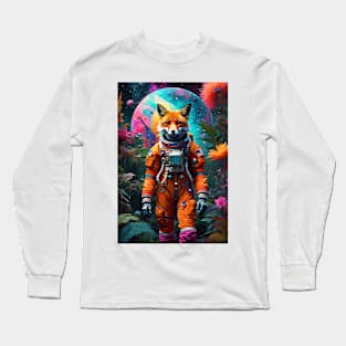 AstroFox in Alien Jungle Long Sleeve T-Shirt